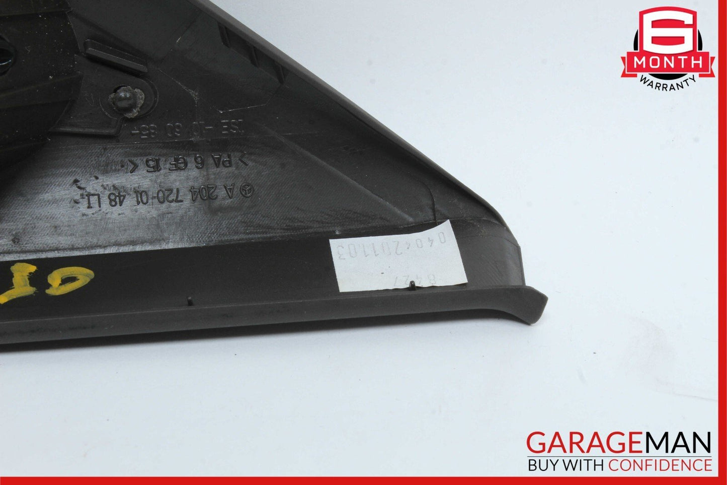 08-14 Mercedes W204 C350 C250 Front Left Side Tweeter Speaker Cover Black OEM