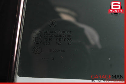 12-18 Mercedes W218 CLS500 Rear Left Side Quarter Door Window Auto Glass Tinted