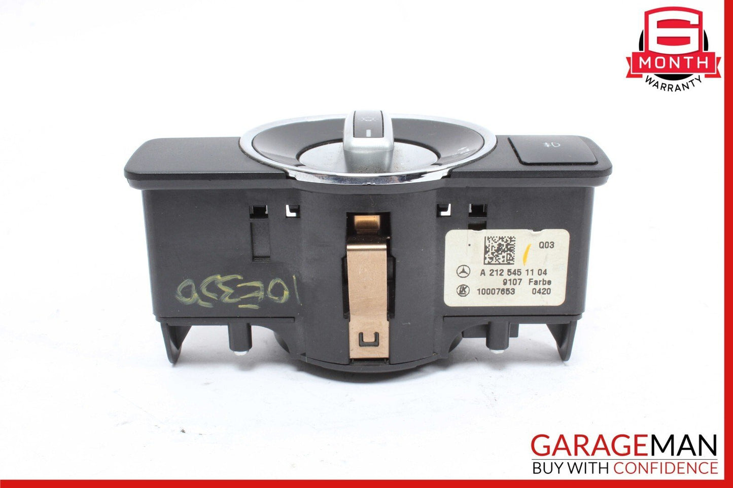 08-20 Mercedes W212 E350 C300 C250 Headlight Fog Light Switch Control Module