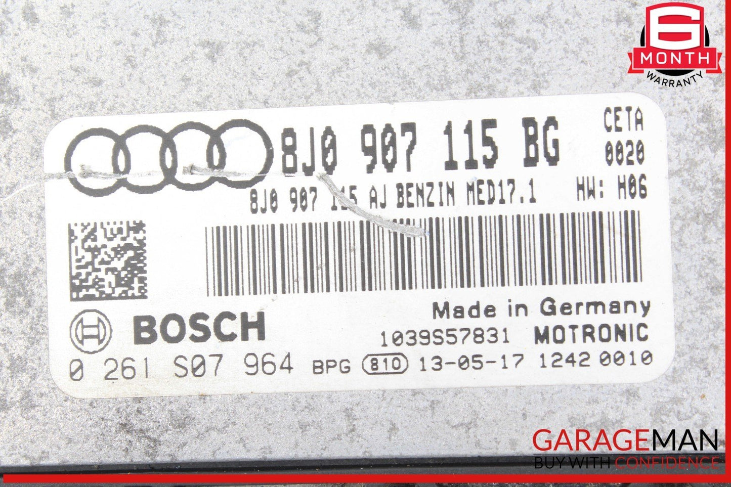14-15 Audi TT TTS Quattro Engine Computer Control Module Unit ECU ECM OEM