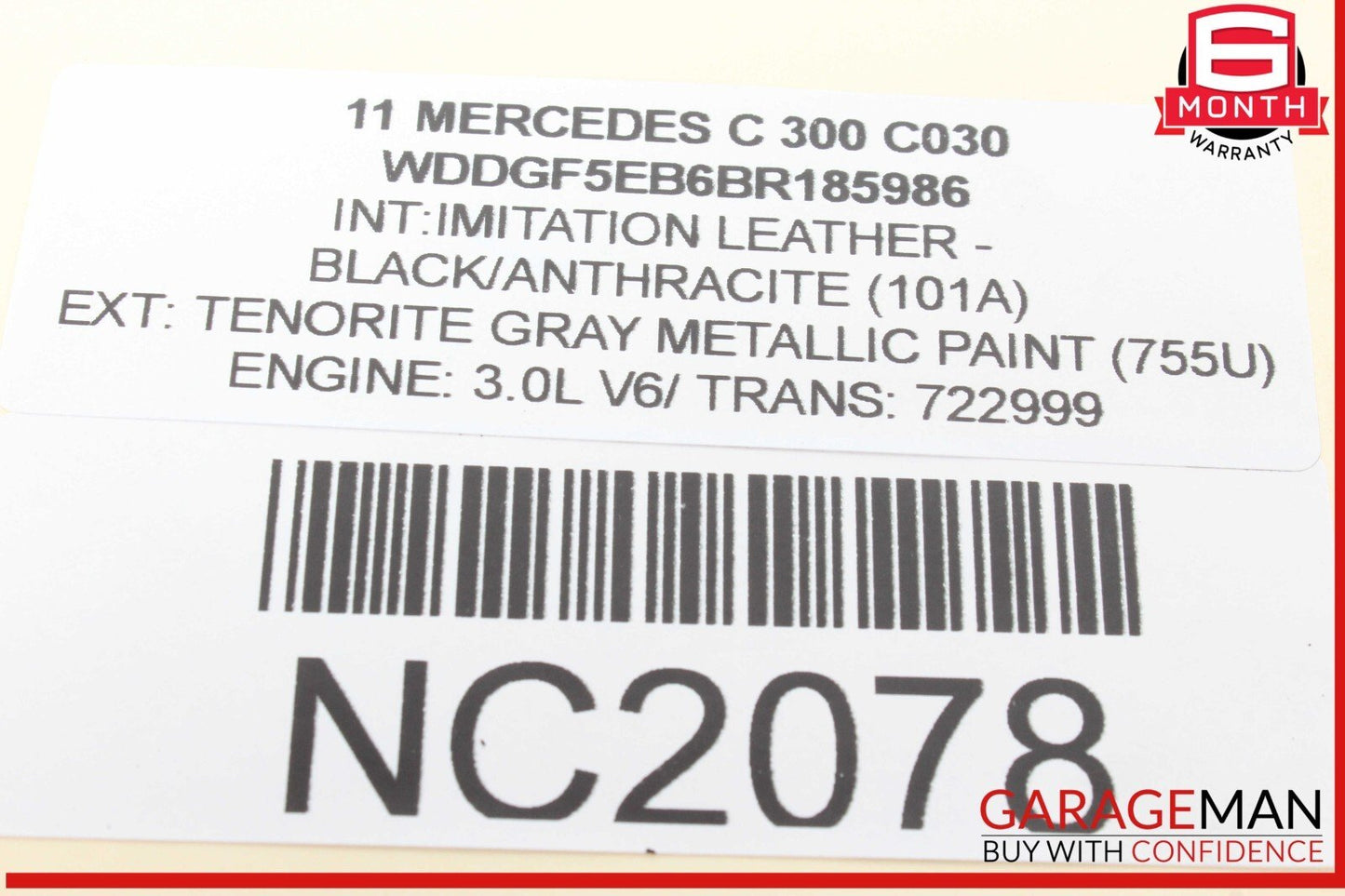 08-17 Mercedes W204 C300 E350 Rear Right / Left Side Upper Control Arm OEM