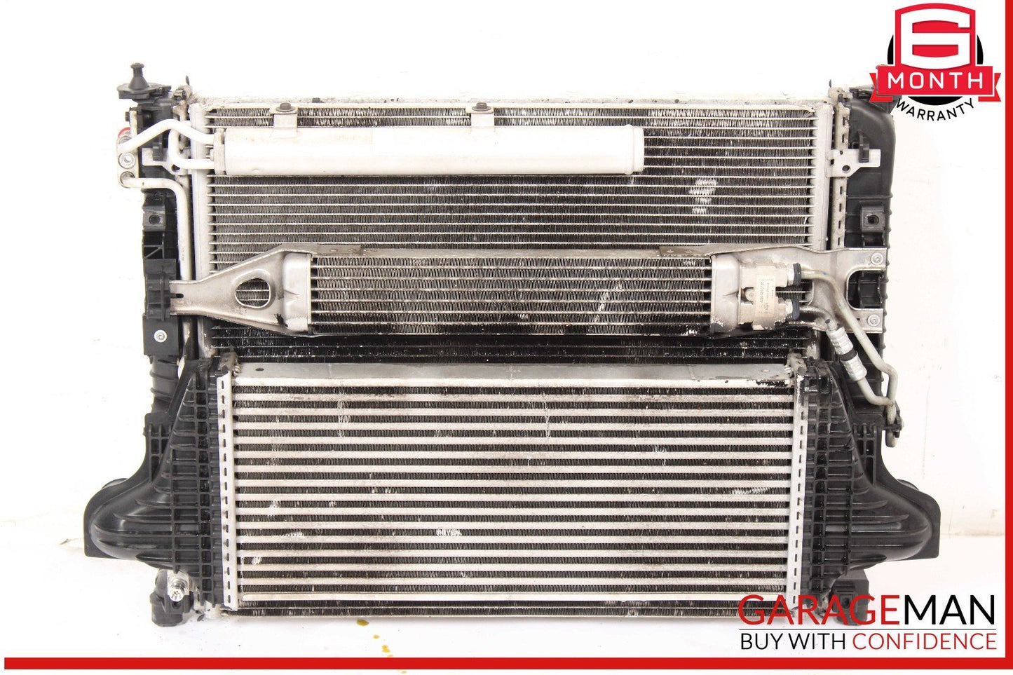 07-09 Mercedes W164 ML320 Cooling Radiator AC A/C Condenser Oil Cooler OEM