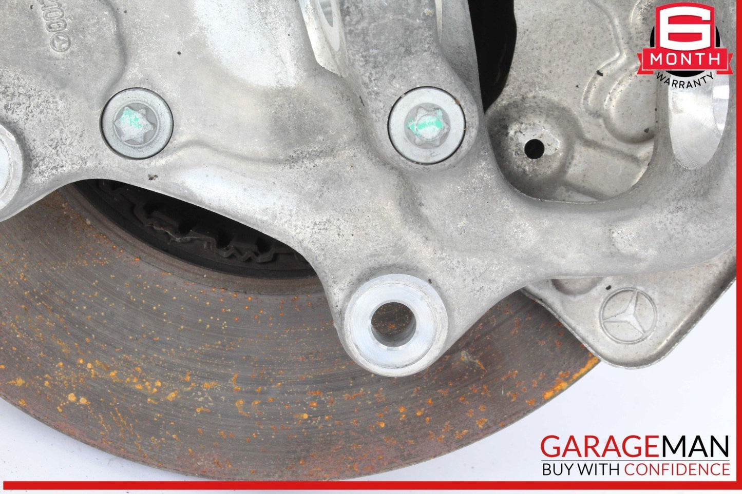 15-20 Mercedes W205 C300 Front Left Wheel Spindle Knuckle Hub w/ Rotor Disc OEM