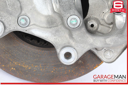 15-20 Mercedes W205 C300 Front Left Wheel Spindle Knuckle Hub w/ Rotor Disc OEM