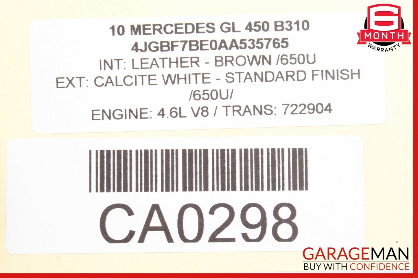 06-12 Mercedes X164 GL450 ML350 ML63 AMG Keyless Go Controller Module Unit OEM