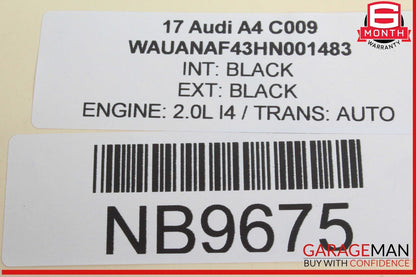 17-24 Audi A4 Front Left Driver Side Door Control Module Unit 8W0959593A OEM