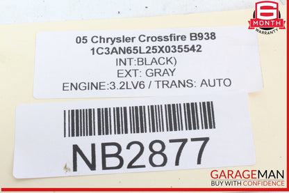 04-08 Chrysler Crossfire Engine Motor Starter OEM