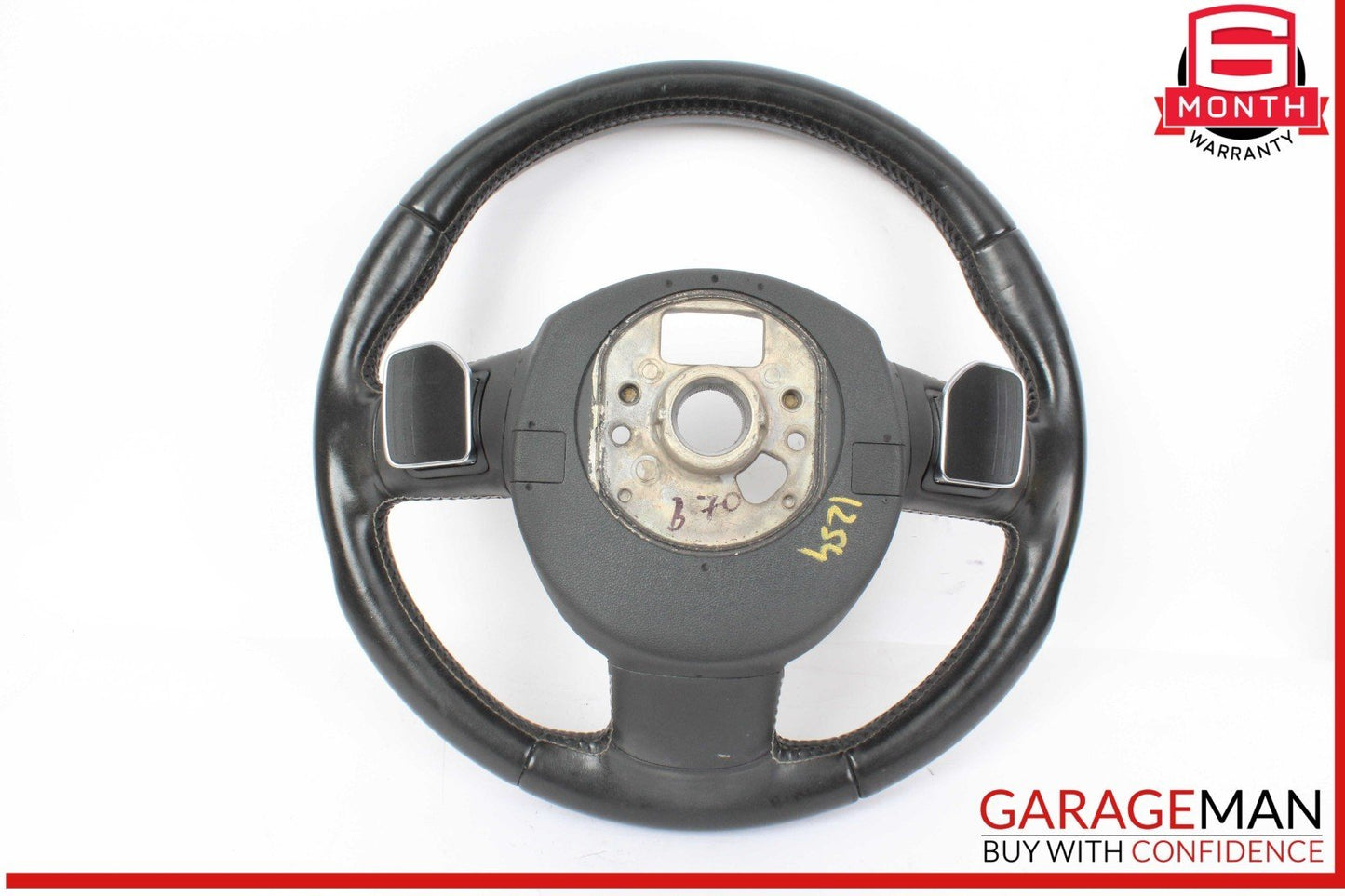 09-12 Audi S4 Front Left Driver Side Steering Wheel w/ Paddle Shifters OEM