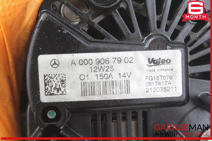 12-15 Mercedes W204 C250 Engine Alternator Generator Valeo 150A 0009067902 OEM