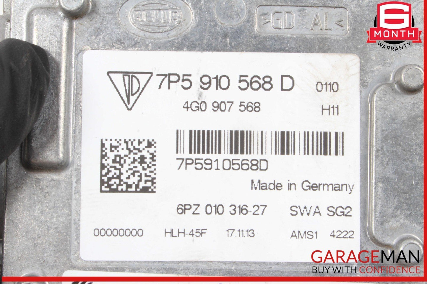 Porsche Cayenne 958 Hybrid S Rear Bumper Blind Spot Distance Sensor Module OEM