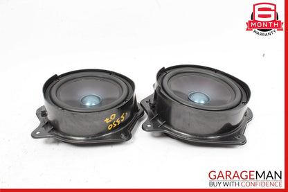 07-09 Mercedes W221 S550 Rear Left & Right Door Audio Sound Speakers Set of 2 Pc