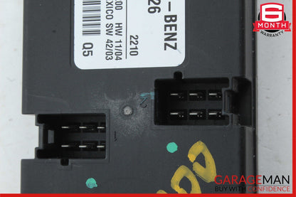 05-11 Mercedes R171 SLK280 Heating Heated Seat Control Module Unit