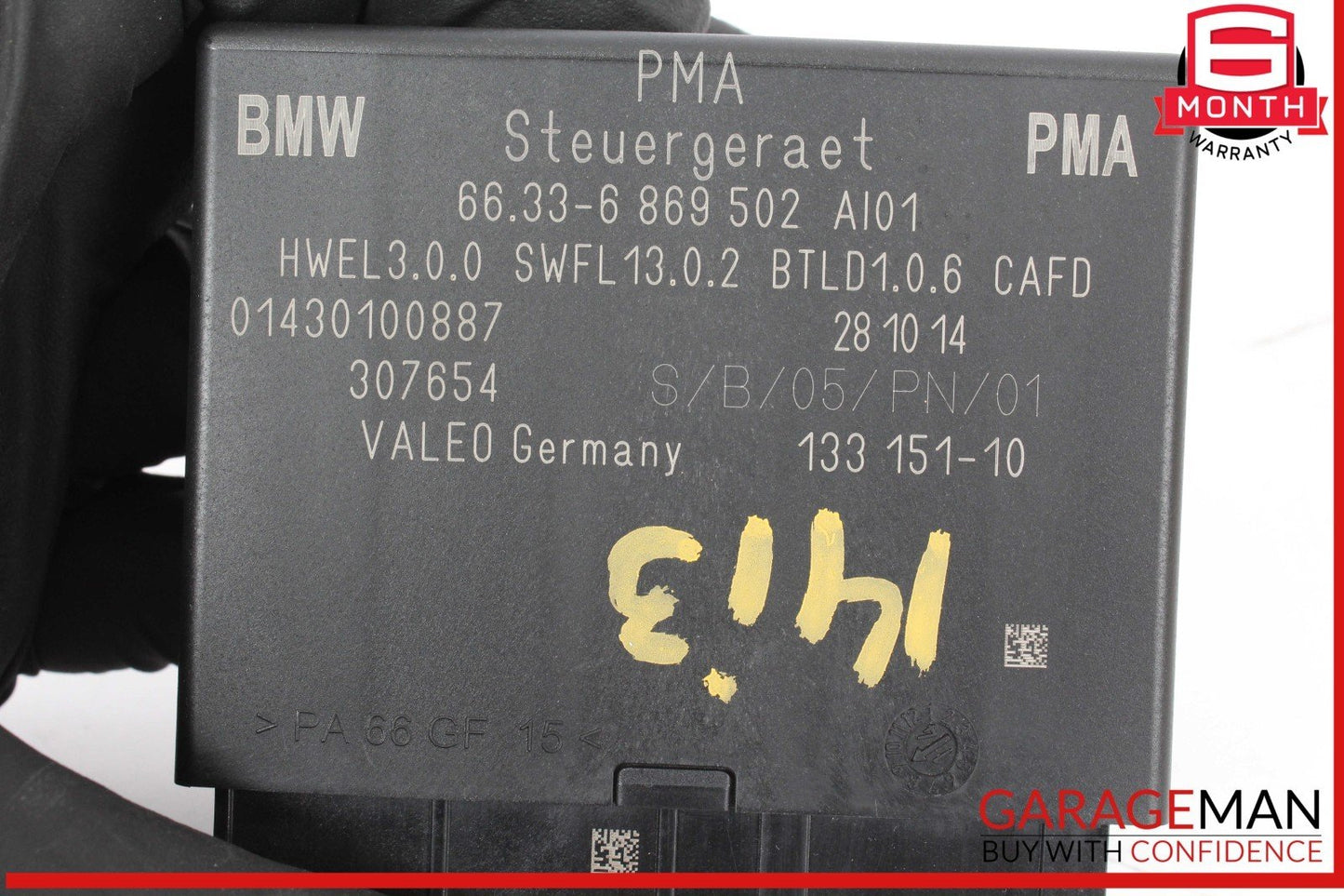 14-15 BMW i3 Park Parking Assist Assistant Control Module Unit 6869502 OEM