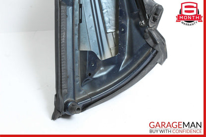 05-11 Mercedes R171 SLK350 Rear Left Side Window Roof C Pillar Panel Blue