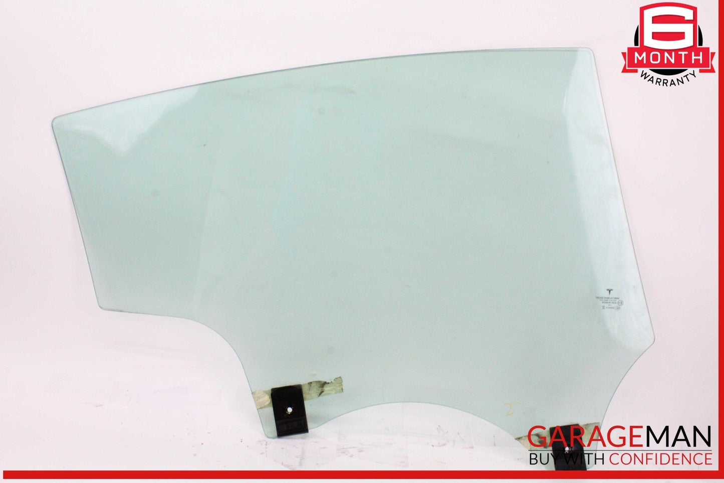 17-23 Tesla Model 3 Rear Left Driver Side Door Window Glass 43R004529 OEM