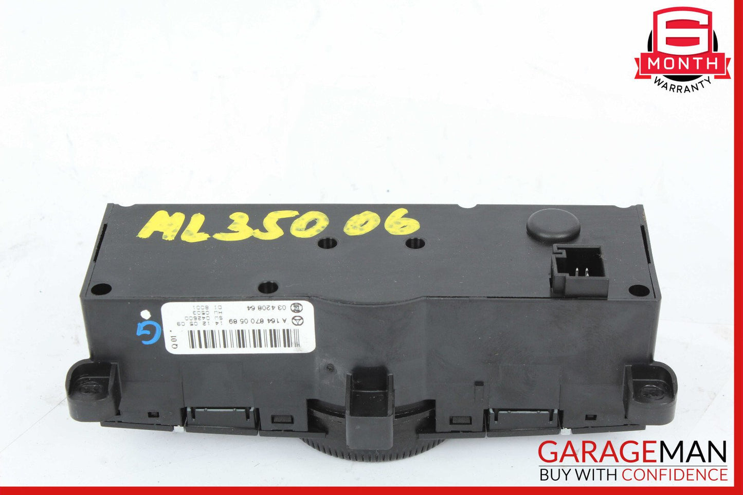 06-13 Mercedes W164 ML350 GL350 R500 Rear A/C Heater Climate Control Switch OEM