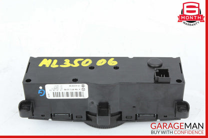 06-13 Mercedes W164 ML350 GL350 R500 Rear A/C Heater Climate Control Switch OEM