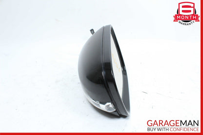 07-09 Mercedes W211 E350 E550 Front Left Side Mirror Door Rear View Black OEM