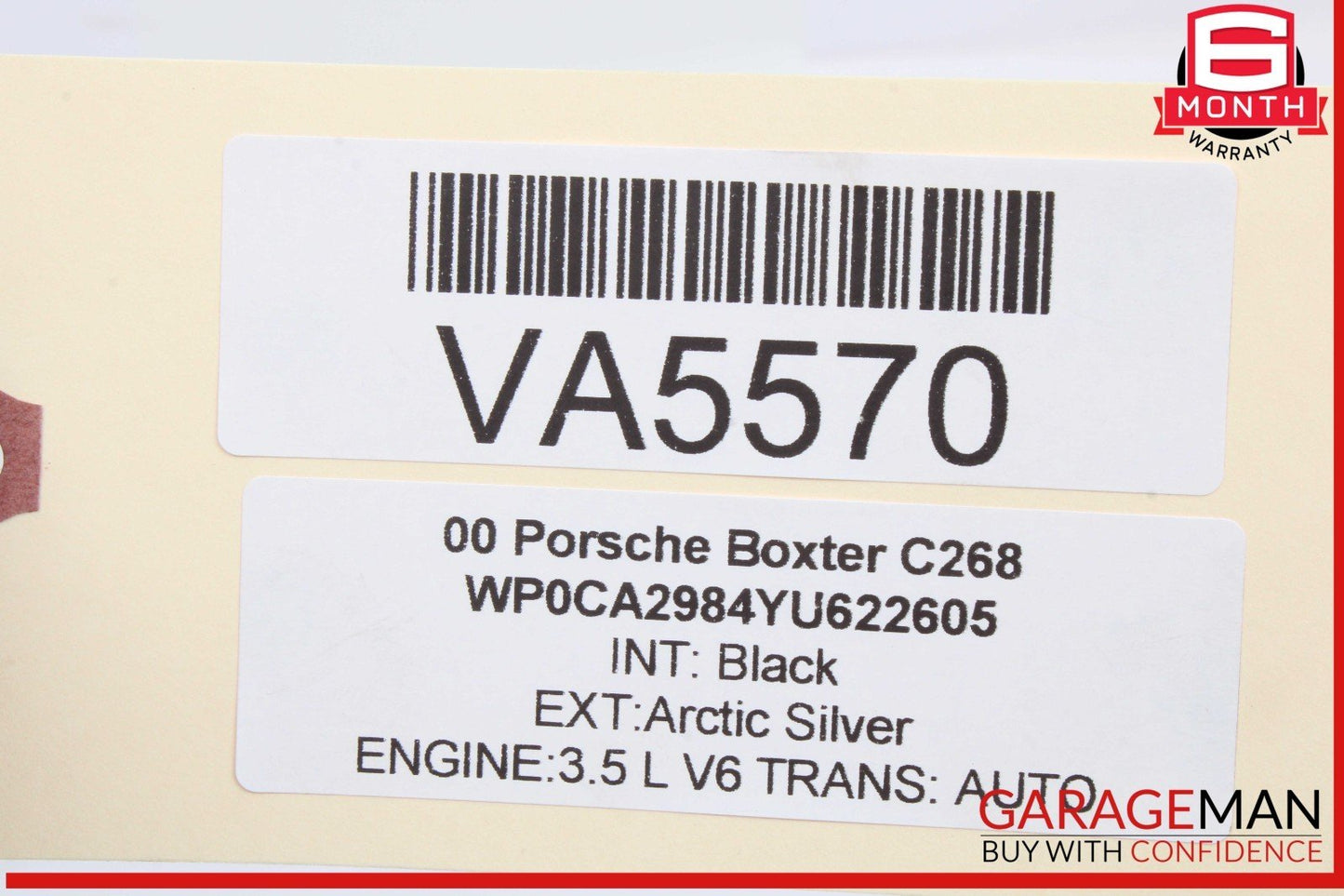 97-04 Porsche Boxster 986 Engine Oil Separator 99610702304 OEM