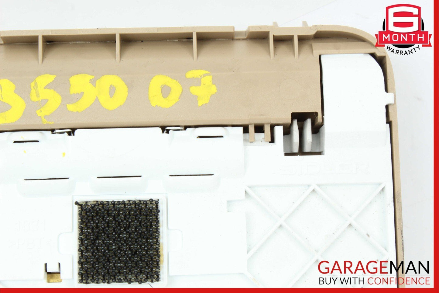 07-13 Mercedes W221 S550 S450 Rear Left / Right Overhead Vanity Mirror Brown OEM