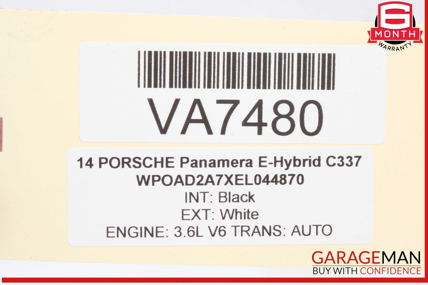 11-18 Porsche Panamera 970 E-Hybrid Auxiliary AUX Circulation Water Pump OEM