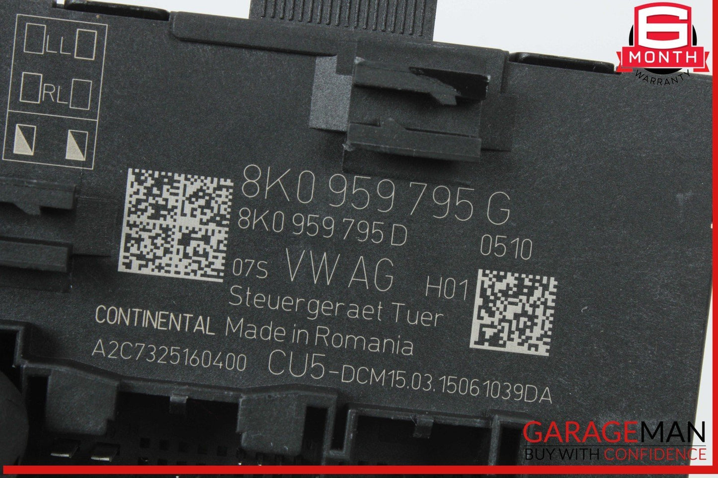 13-17 Audi Q5 SQ5 Rear Left Driver Side Door Control Module Unit 8K0959795G