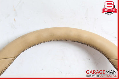 11-14 Porsche Panamera 970 Multifunction Steering Wheel Assembly Beige OEM