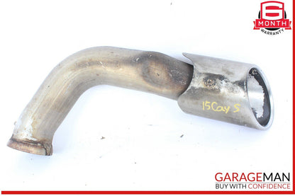 15-18 Porsche Cayenne 958 Exhaust Tail Pipe Set of 4 OEM