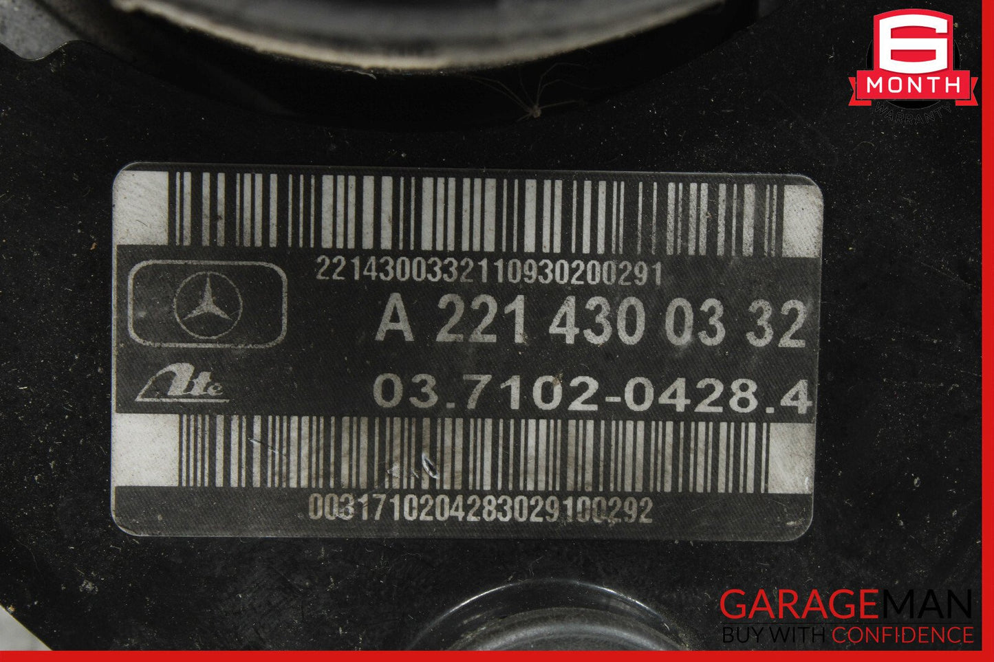 10-13 Mercedes W221 S400 Hybrid Electric Vacuum Pump 2214300032 OEM