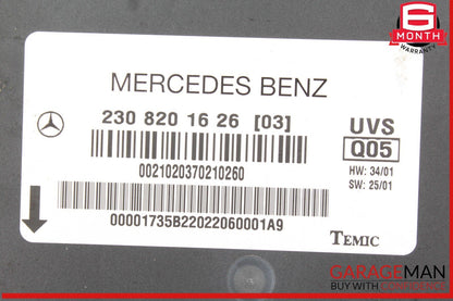 03-08 Mercedes R230 SL500 SL55 AMG SL550 Convertible Top Roof Control Module OEM
