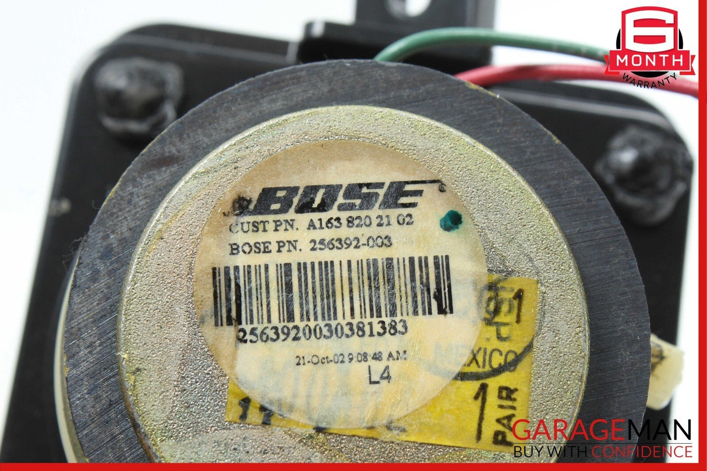 02-05 Mercedes W163 ML350 ML55 AMG D-Pillar Tweeter Speaker Rear Left Side OEM