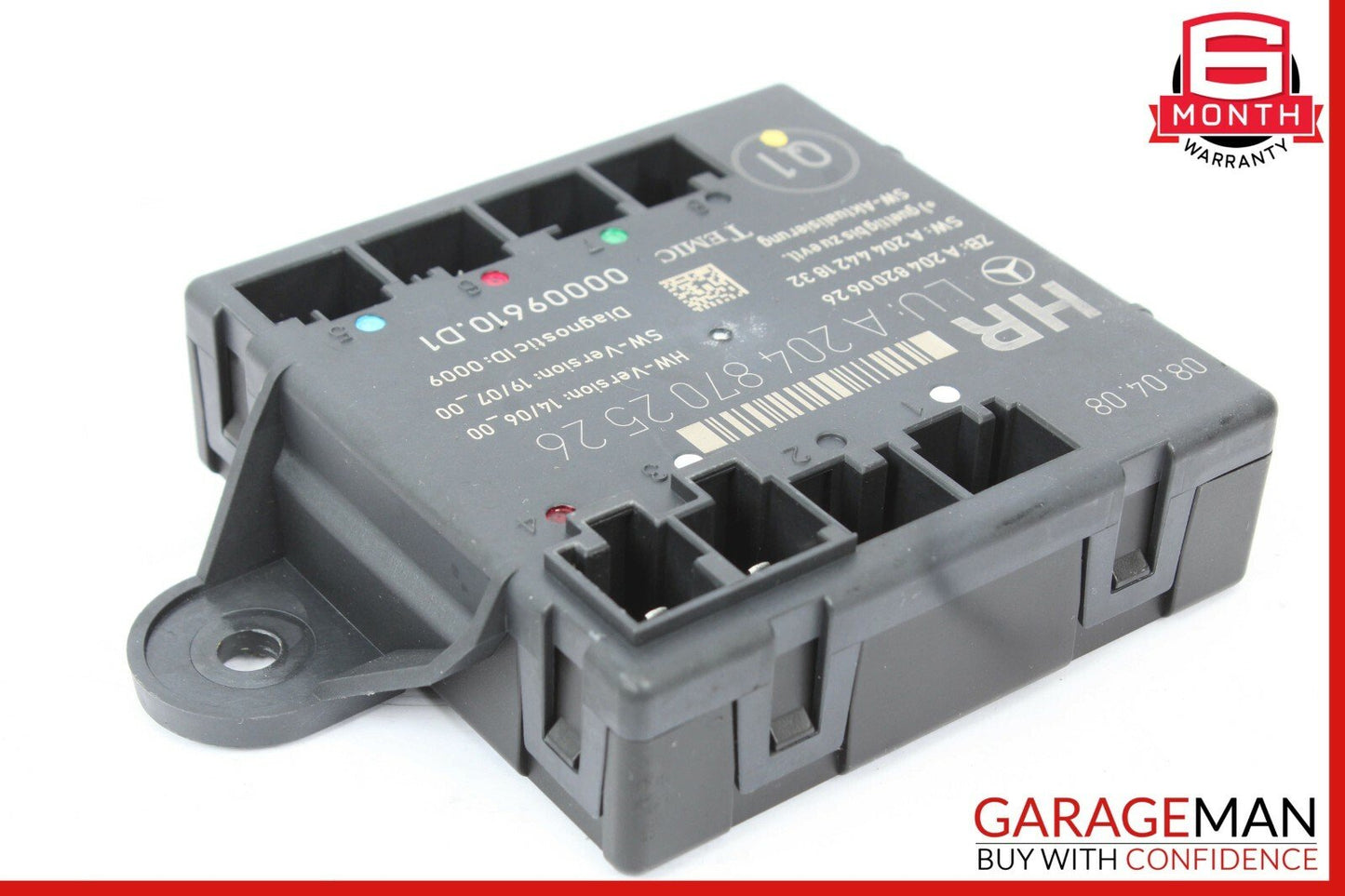 08-14 Mercedes W204 C300 C350 Rear Right Side Door Control Module 2048702526 OEM