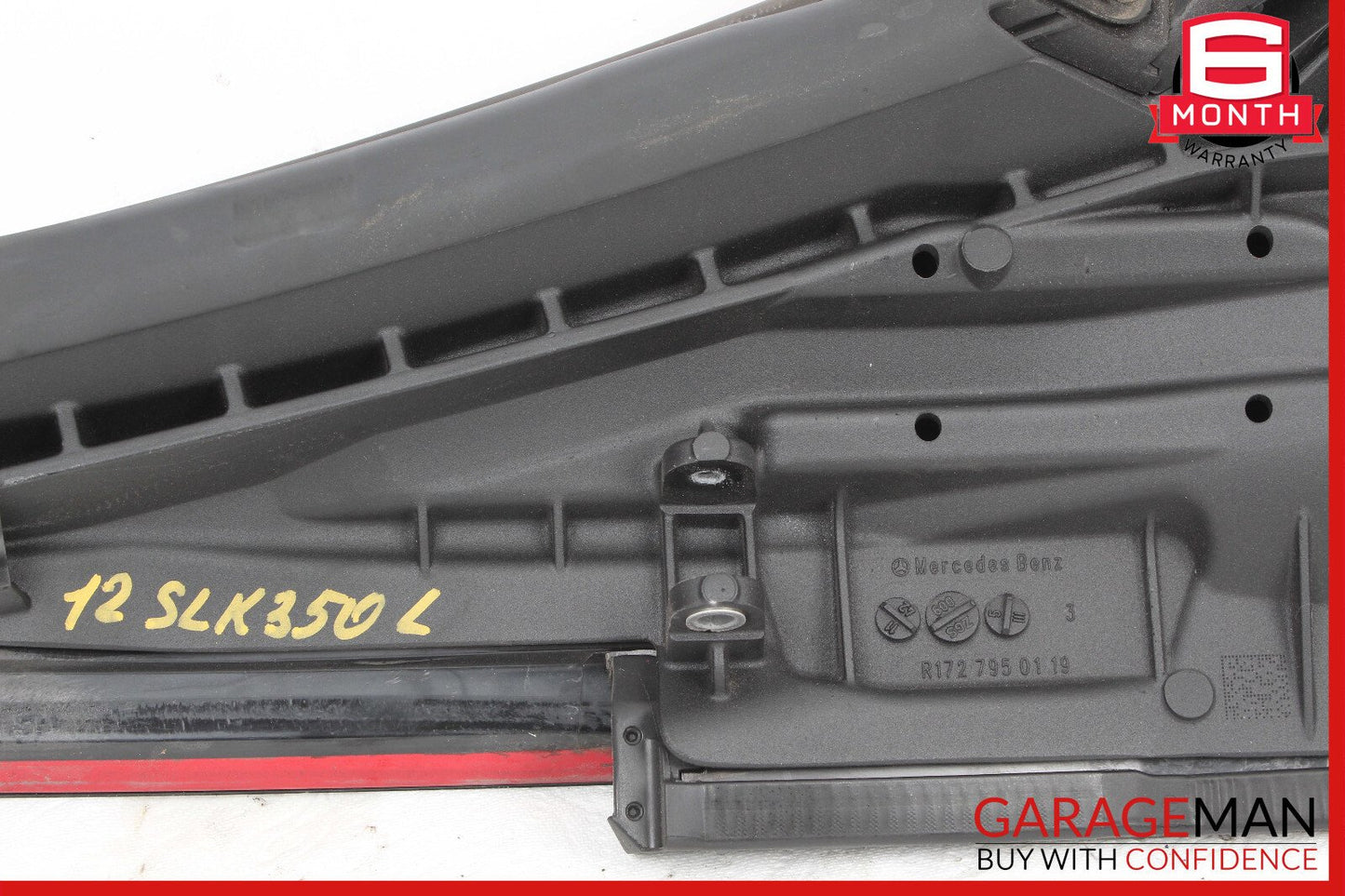 12-20 Mercedes R172 SLK350 Convertible Top Left C Pillar Brace Support OEM
