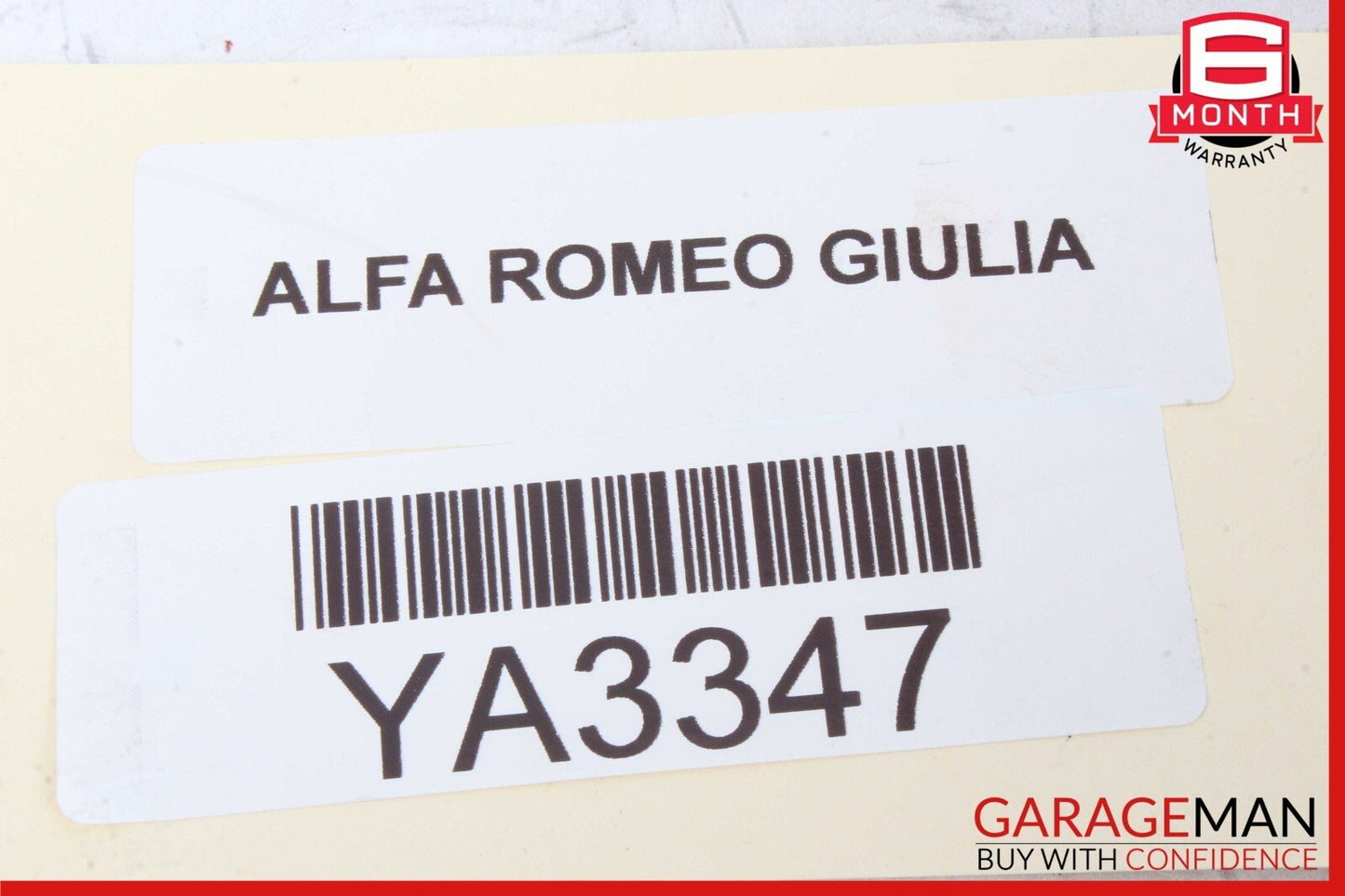 17-19 Alfa Romeo Giulia Trunk Floor Spacer Insert Foam 505511770 OEM