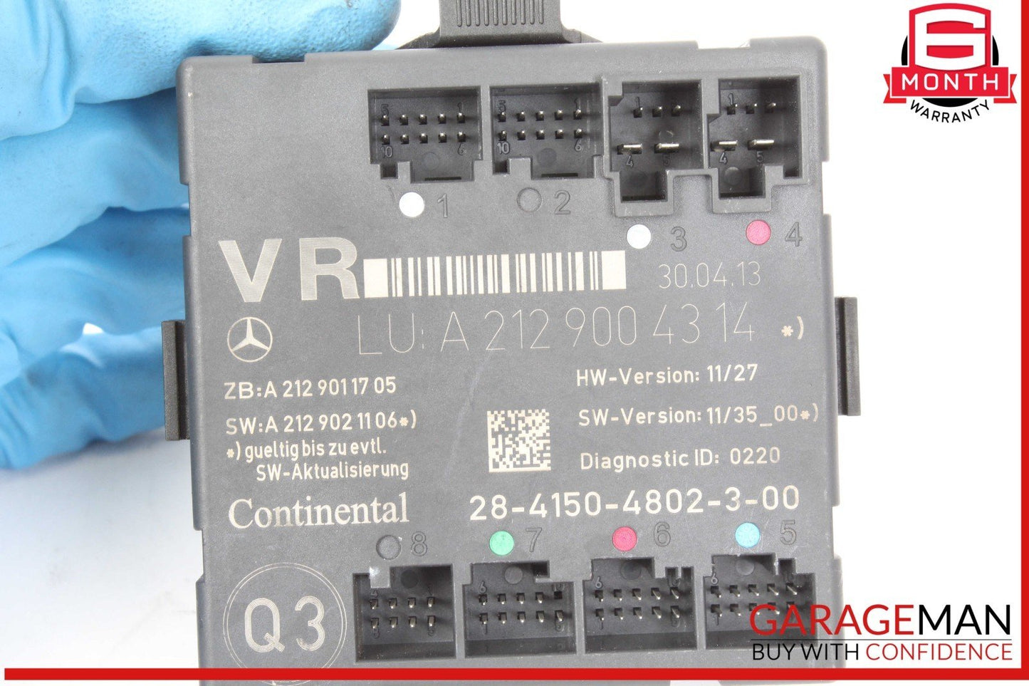 08-18 Mercedes W212 E350 CLS550 Front Right Side Door Control Module OEM