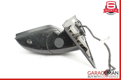 10-13 Mercedes W212 E350 E550 Left Driver Side Rear View Door Mirror Black OEM