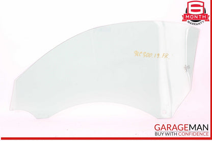 12-20 Mercedes R172 SLC300 Front Right Passenger Side Door Window Glass OEM