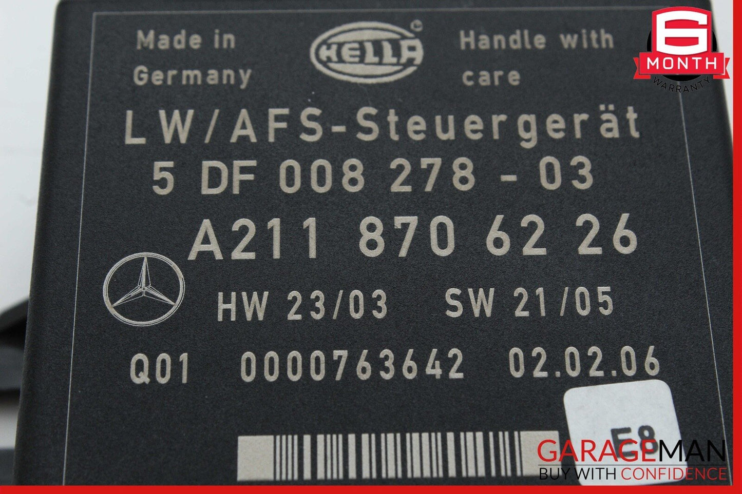 07-09 Mercedes X164 GL450 4MATIC GL550 Headlight Control Module 2118706226 OEM