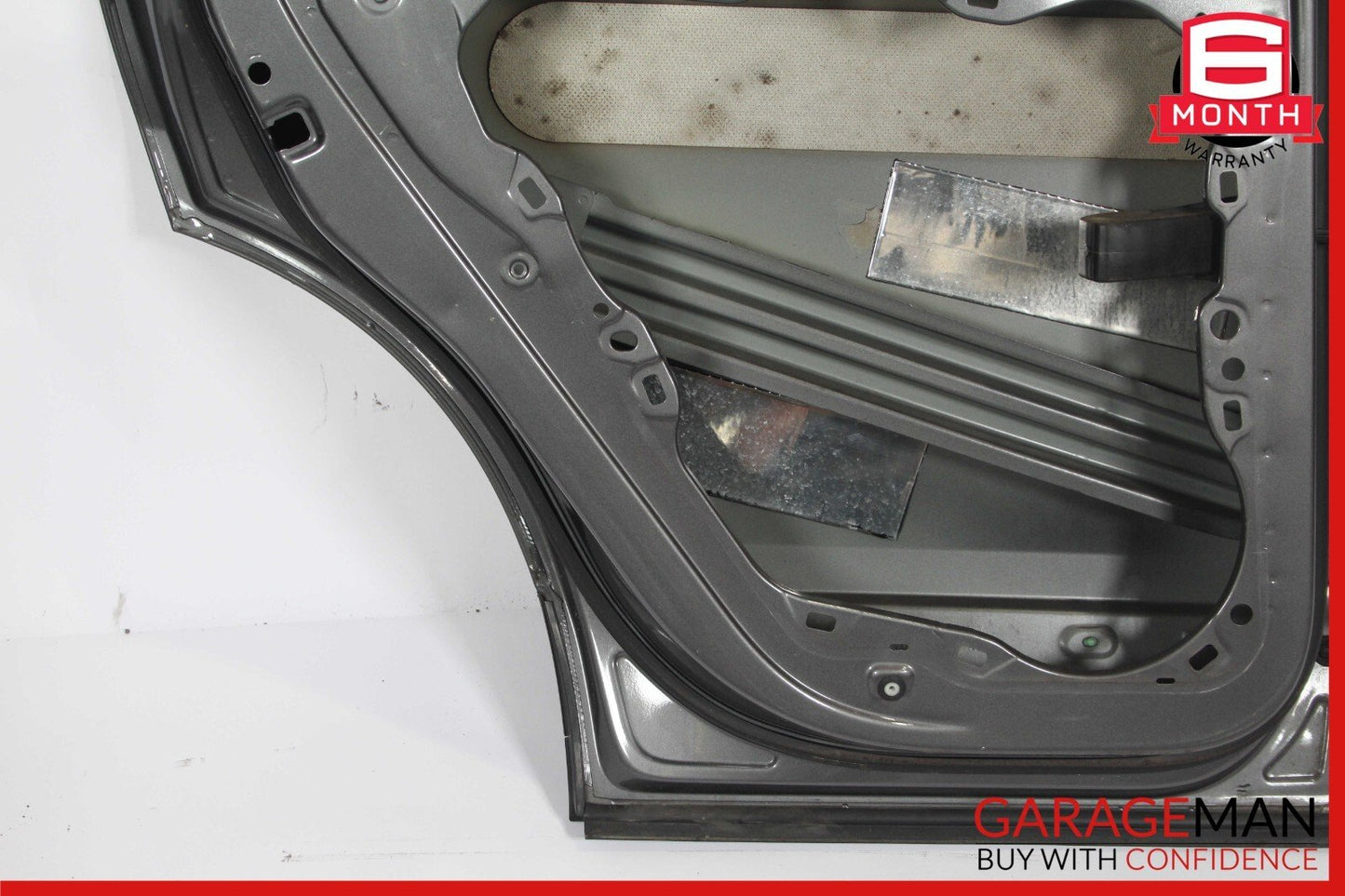 11-17 Porsche Cayenne 958 Rear Left Side Exterior Door Shell Panel Meteor Grey