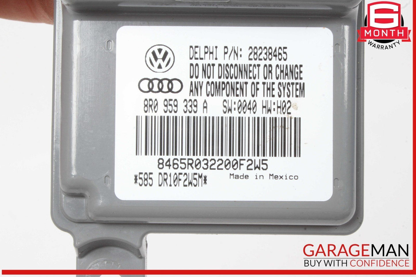 14-17 Audi SQ5 Front Right Passenger Side Seat Occupant Sensor Module OEM