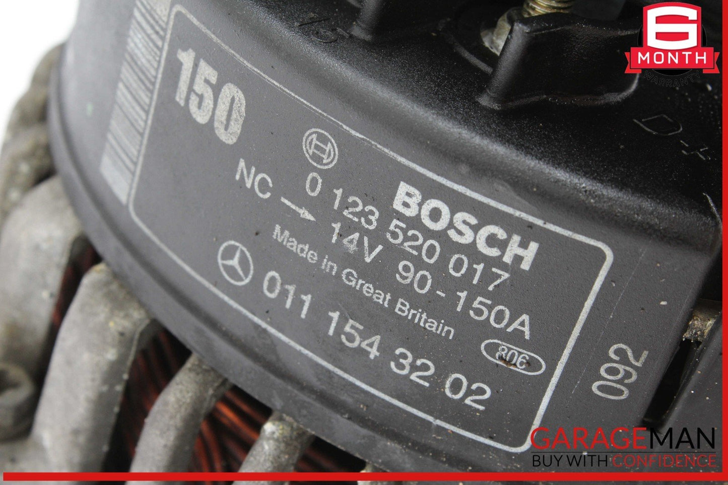 00-06 Mercedes W215 CL55 AMG E500 CLK430 Generator Alternator 150 AMP 0111543202
