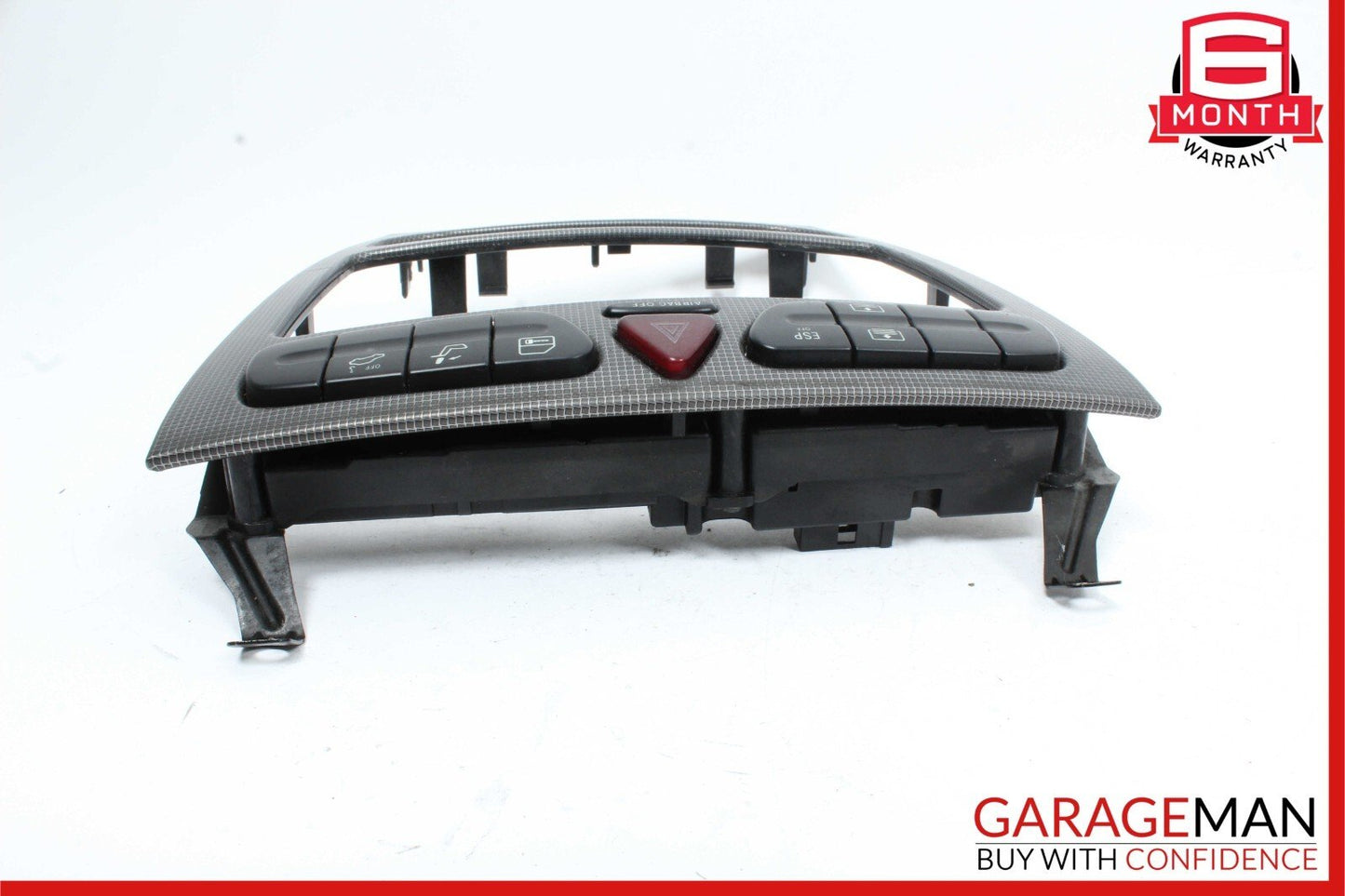 01-04 Mercedes W203 C230 Center Dash Radio Bezel Trim Switch Assembly OEM