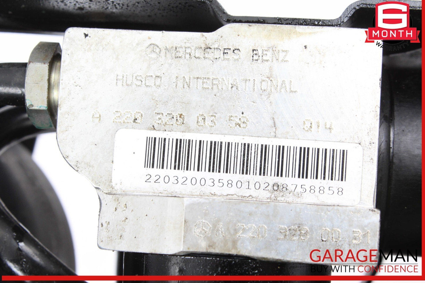 03-11 Mercedes R230 SL550 SL600 Rear Hydraulic Valve Block Suspension Pump OEM