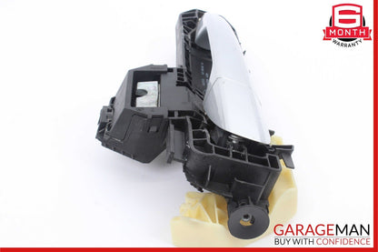 10-13 Mercedes W212 E350 Rear Left Driver Side Exterior Door Handle Silver OEM