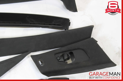 14-17 Maserati Ghibli Interior Roof Headliner Pillar Cover Set Trim Suede Assy