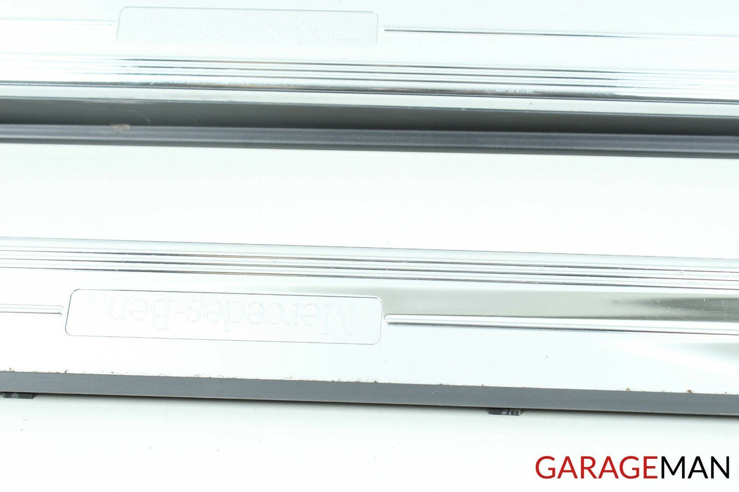 00-06 Mercedes W215 CL500 Front Right & Left Door Sill Scuff Plate Cover Set OEM