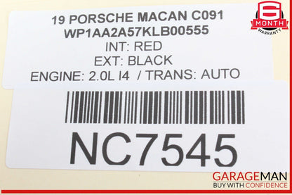 15-24 Porsche Macan 95B Rear Glass Windshield Wiper Motor 95B955711 OEM