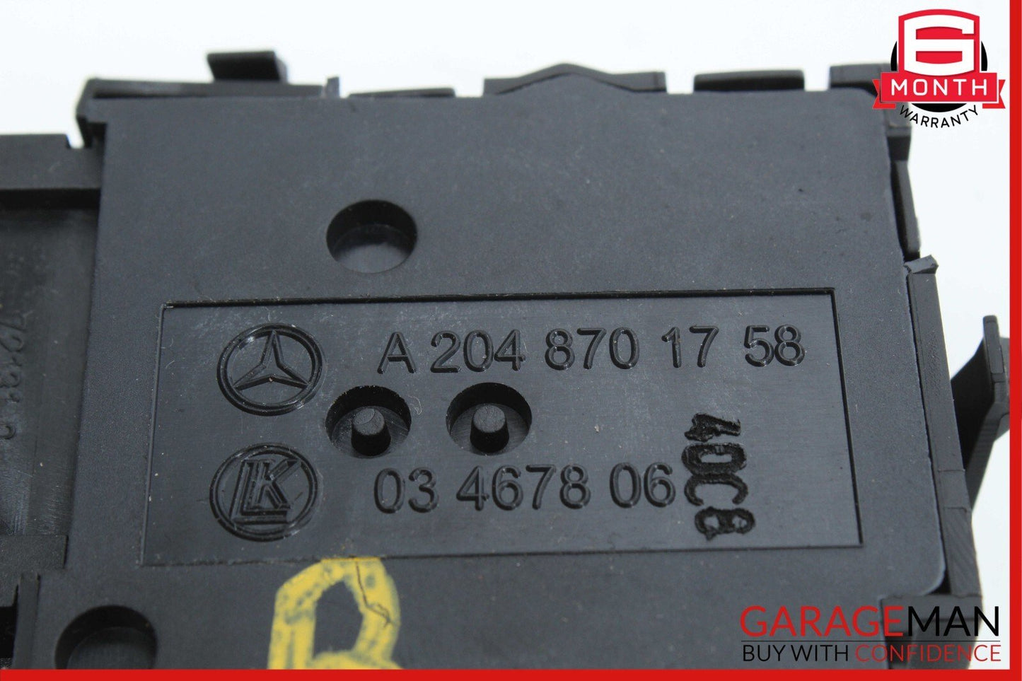 08-15 Mercedes X204 GLK350 4Matic Front Right Passenger Seat Control Switch OEM