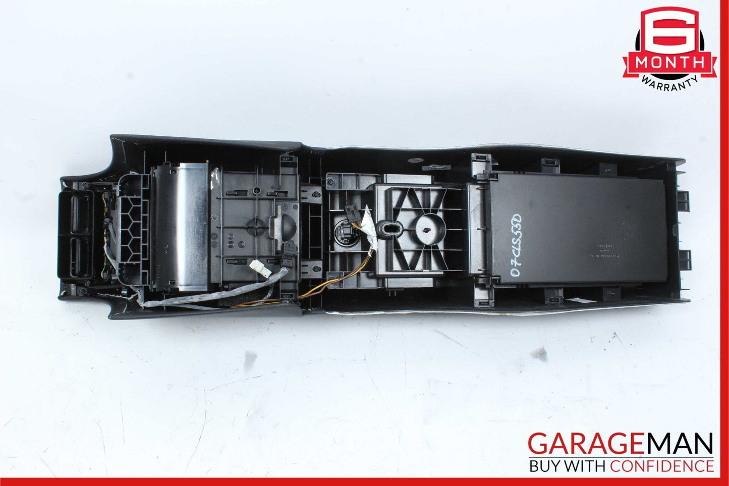 07-11 Mercedes W219 CLS550 Rear Center Console Storage Tray Compartment OEM