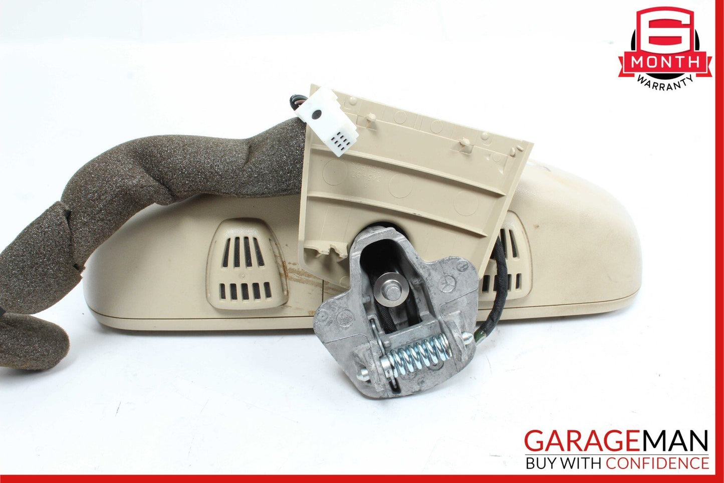 08-14 Mercedes W204 C250 C350 Top Upper Rear View Mirror Assembly Beige
